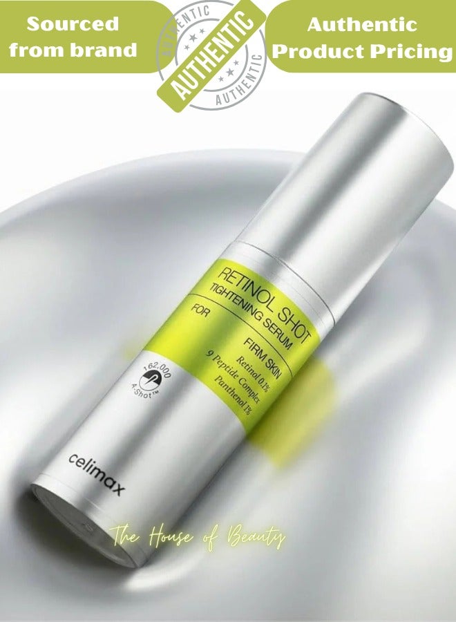 celimax The Vita-A Retinol Shot Tightening Serum for Firm Skin 30ml | - Image 1