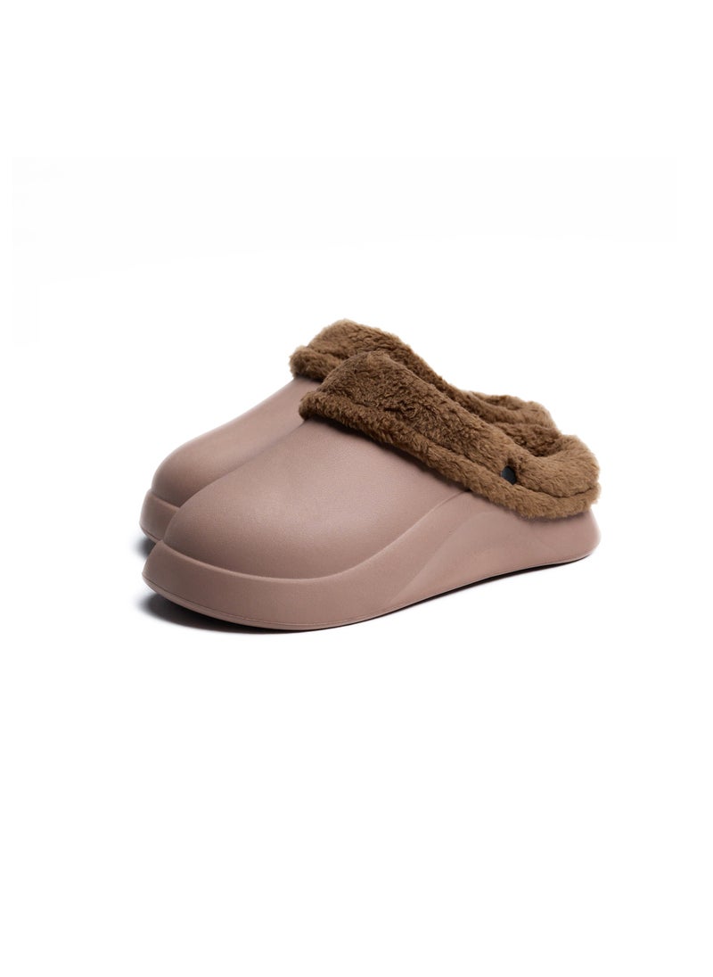 Onda Onda Mega 2 Fur-lined slipper for Women - Beige  - Image 1