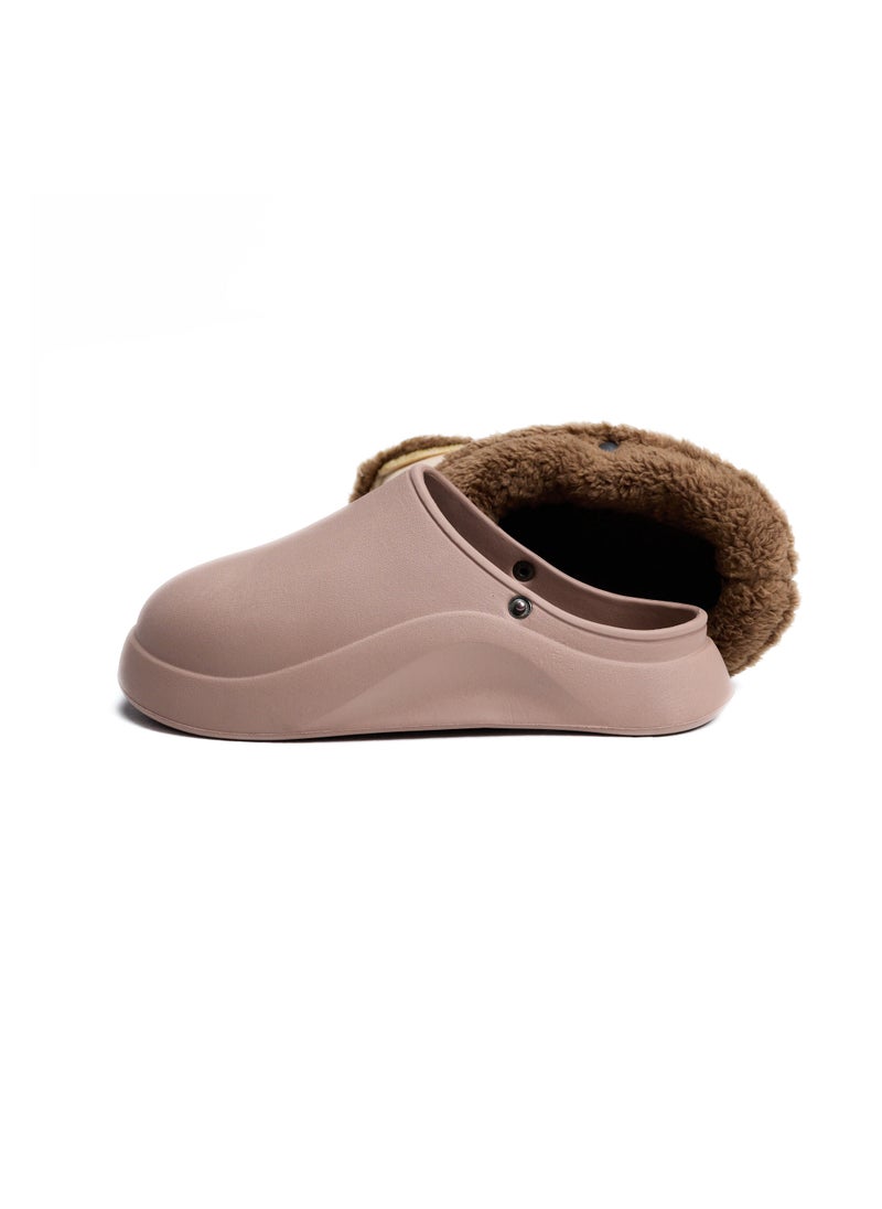 Onda Onda Mega 2 Fur-lined slipper for Women - Beige  - Image 2