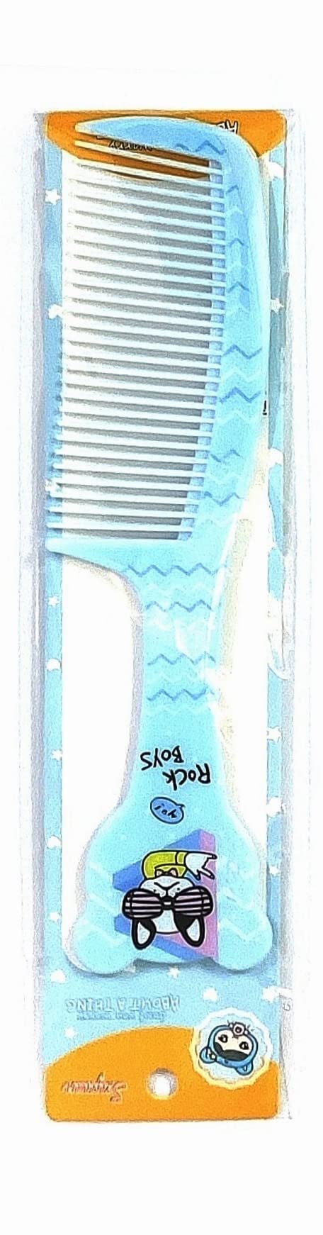 Maple Dressing Detangling Handle Printed Hair Comb For Women Combo Set for Men,Women (Multicolour), Imported, Pack of 4 - Image 3