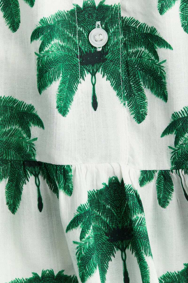 H&M Frilled-collar dress