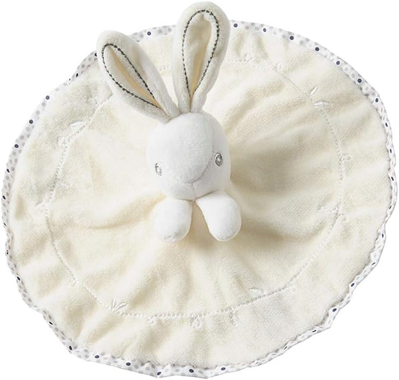 كلاراكو بطانية أمان للأطفال الرضع، منشفة، حيوان أليف مريح - أبيض، كما هو موضح - Image 4