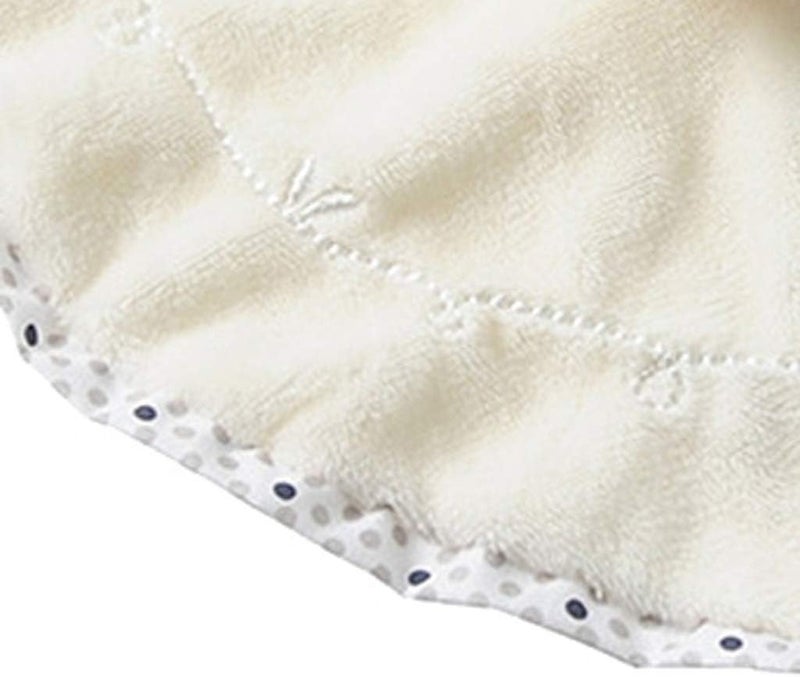 كلاراكو بطانية أمان للأطفال الرضع، منشفة، حيوان أليف مريح - أبيض، كما هو موضح - Image 2