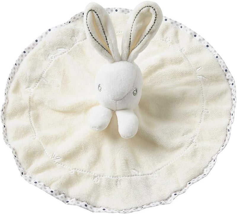 كلاراكو بطانية أمان للأطفال الرضع، منشفة، حيوان أليف مريح - أبيض، كما هو موضح - Image 3