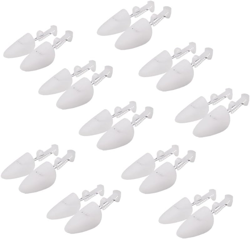 EchoDone 10 Pairs Plastic Shoe Tree Stretcher Shaper for Men - Image 1