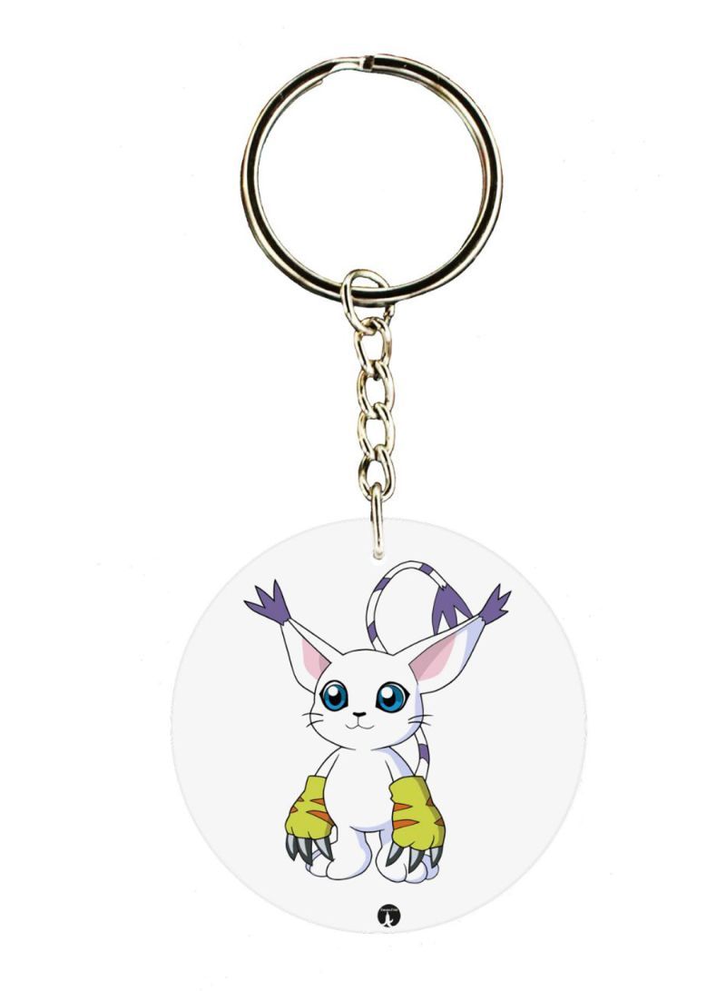RKN Anime Digimon Printed Keychain