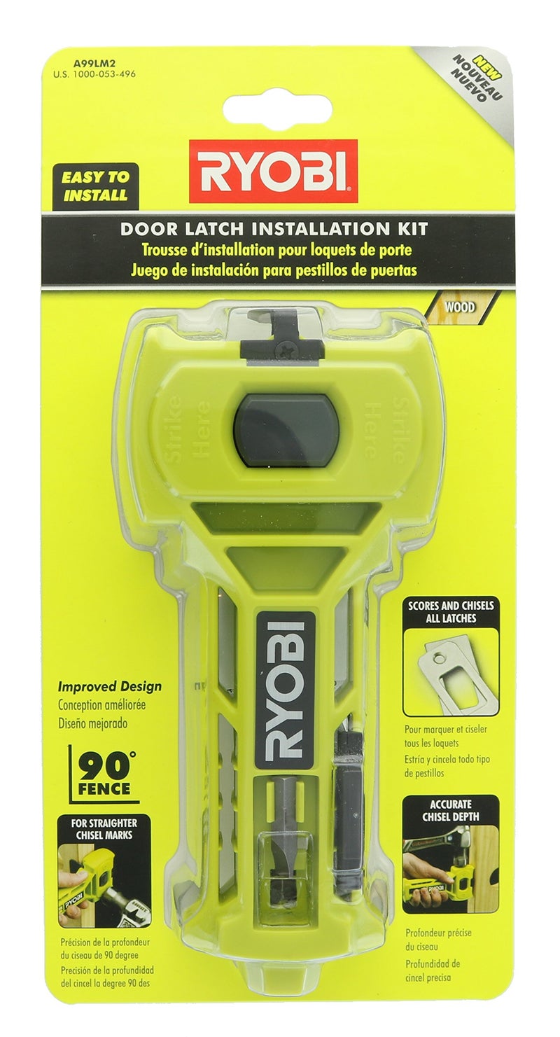 Ryobi A99LM2 Door Latch Installation Kit for Accurate Chiseling and Scoring - Image 1