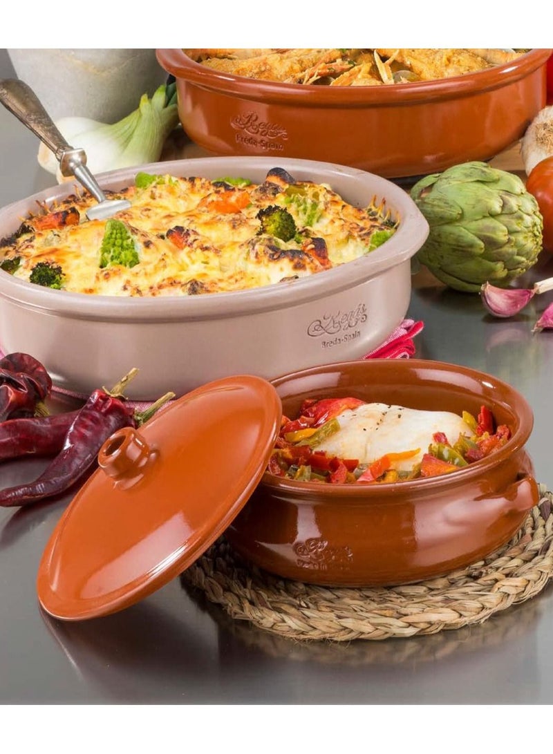 Regas Round Shaped Casserole with Lid 17cm - 700ml - Image 2
