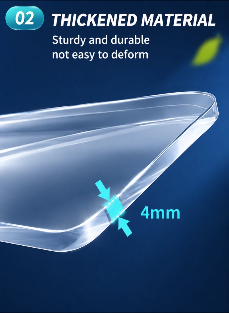 Saudi Select Transparent AC air Deflector for Split A/C , Model Classic , Adjustable Size to Fit All Sizes , easy to install and remove - Image 3