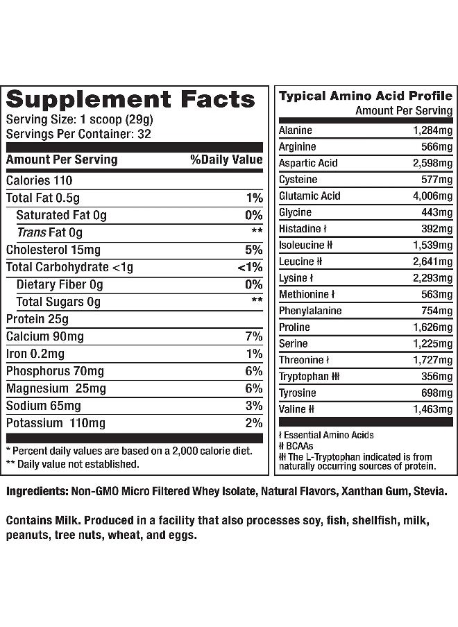 About Time Whey Protein Isolate Vanilla Flavor Powder 928G  - Image 3