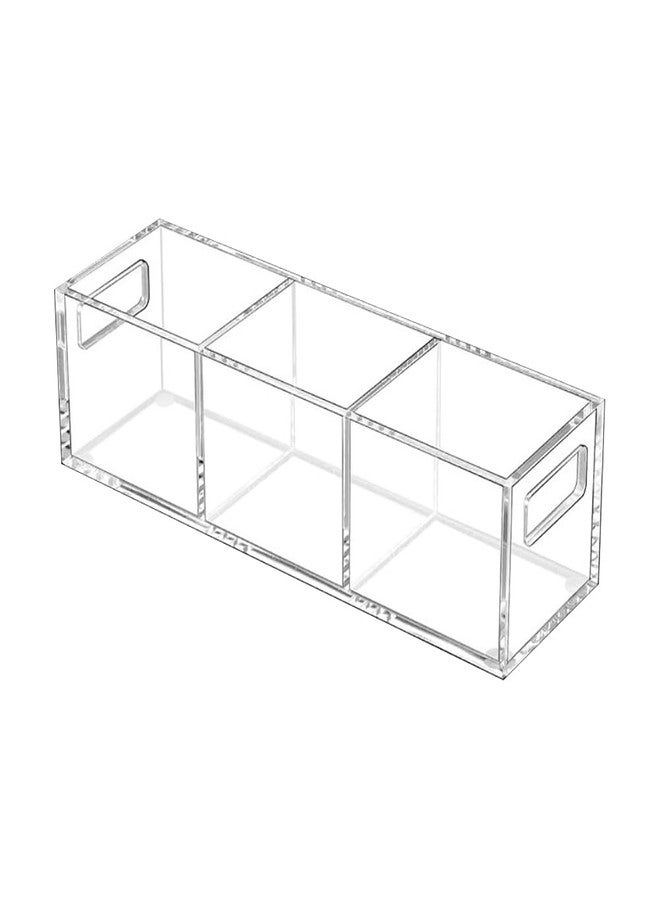 جي شلو منظم أكياس شاي شفاف من الأكريليك من GSHLLO، حامل أكياس شاي صغير شفاف، منظم أكياس سكر بلاستيكي، حامل تخزين كبسولات قهوة، محطة تنظيم قهوة للأدراج وسطح الطاولة - Image 1