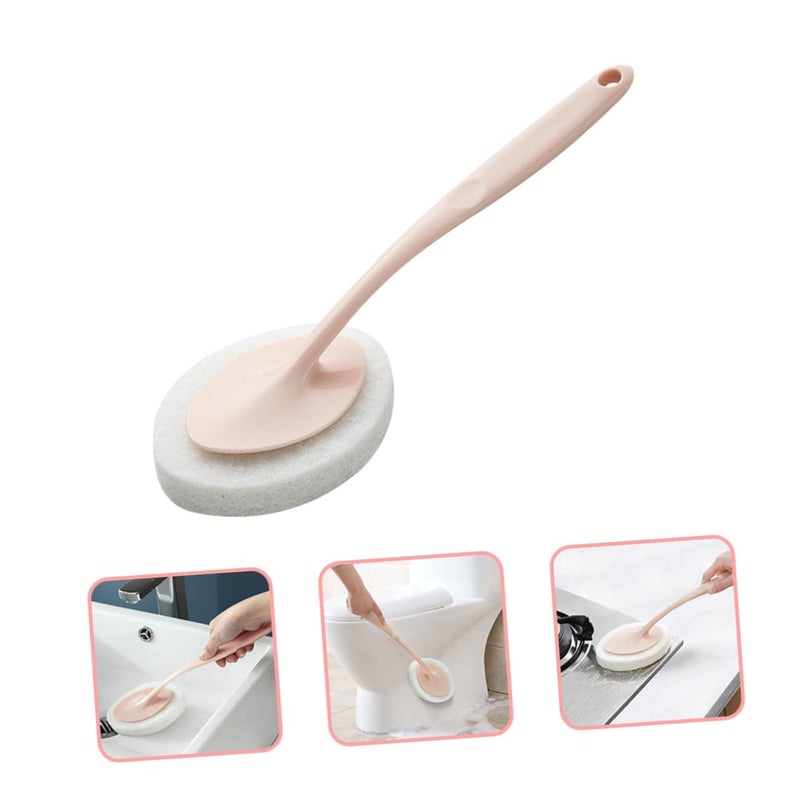 Multifunctional Kitchen Bathroom Cleaning Sponge Pad Brush Scrubber 2 Pack - Image 3