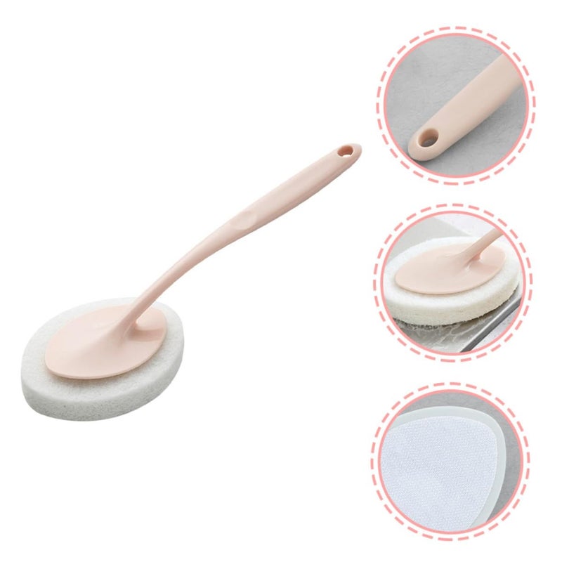 Multifunctional Kitchen Bathroom Cleaning Sponge Pad Brush Scrubber 2 Pack - Image 4