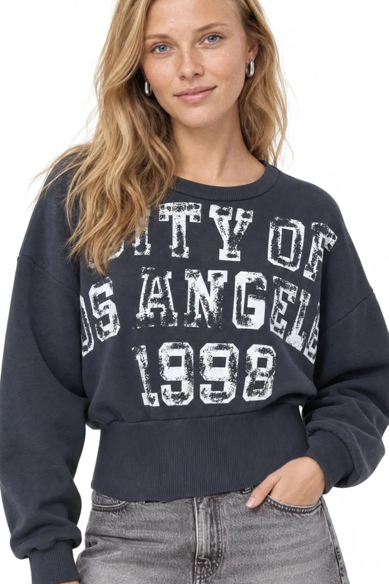 BUSEM Women's Cotton-Blend Sweatshirt