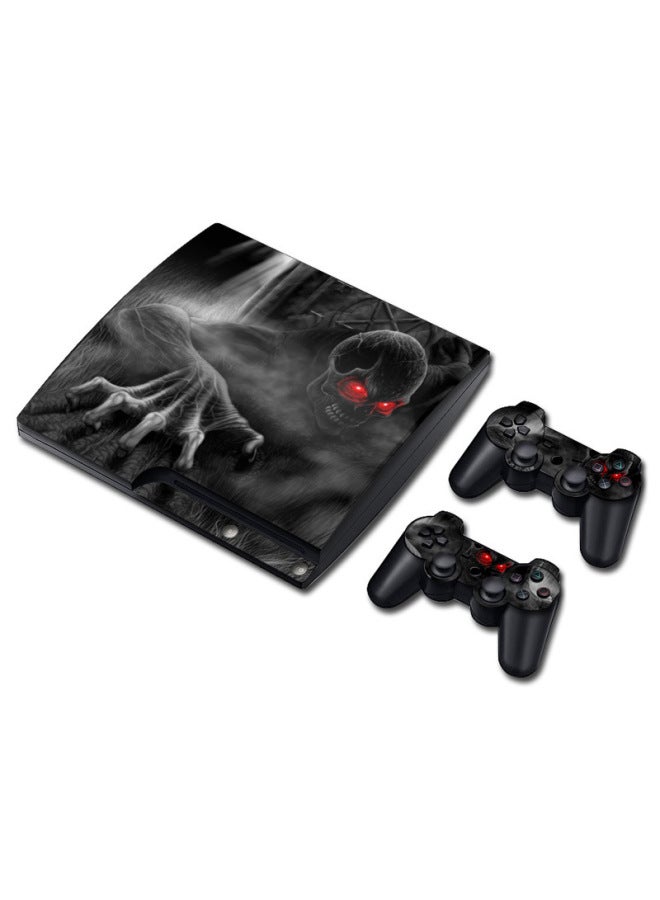 General PS3 Slim Thin Machine Body Sticker Game Machine Sticker Colorful Sticker Fashion Sticker Skulls Skulls-Color:TN-P3Slim-1212  - Image 3