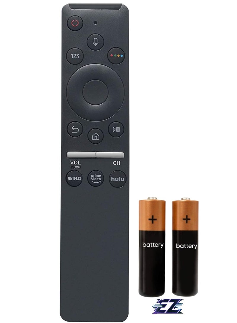 PopZa Replacement Remote Control for Samsung TV BN59-01312G with Netflix Hulu Prime Video Buttons for Samsung TV UN49RU8000F UN55RU740DF UN55RU8000F UN55RU800DF UN65RU740DF UN65RU8000F with battery - Image 1