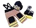 PINBO Pinbo Baby Photography Prop Crochet Knitted Firefighter Fireman Hat Pants Shoes  - Image 2