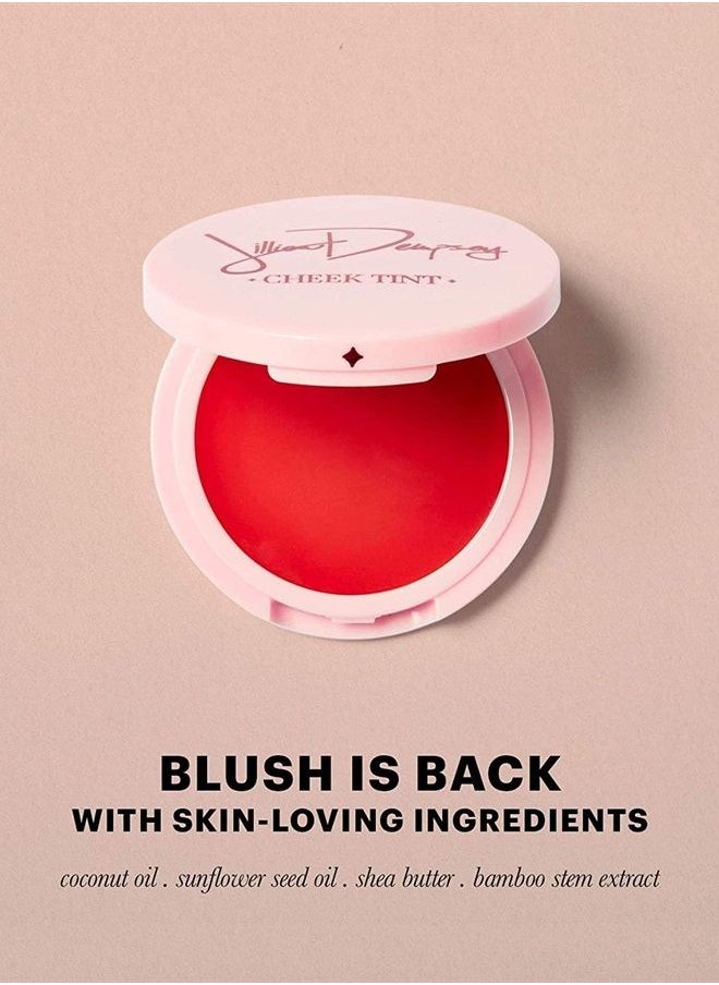 Jillian Dempsey - Cheek Tint | Multi-Tasking Cream Blush + Lip Color | Finger Friendly, Blends Easy & Deliver Color That Stays Put | Scarlet - Image 1