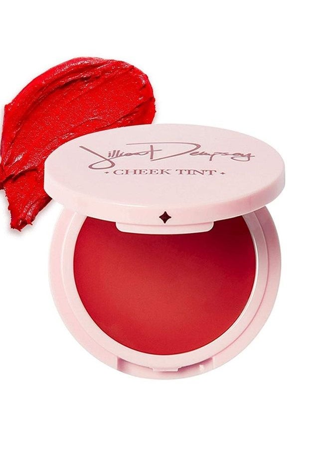 Jillian Dempsey - Cheek Tint | Multi-Tasking Cream Blush + Lip Color | Finger Friendly, Blends Easy & Deliver Color That Stays Put | Scarlet - Image 1