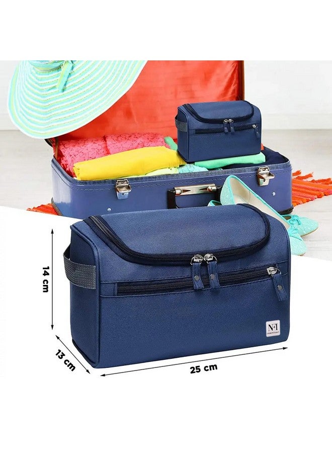 NFI essentials Mens Travel Pouch, Toiletry Bag Bathroom Shaving Kit Dopp Bag Hand Bag for Cash Money Carrying Organizer Water Resistant - Image 5