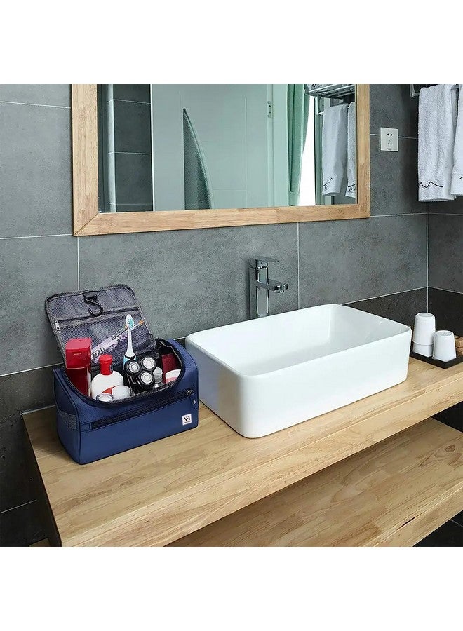 NFI essentials Mens Travel Pouch, Toiletry Bag Bathroom Shaving Kit Dopp Bag Hand Bag for Cash Money Carrying Organizer Water Resistant - Image 3