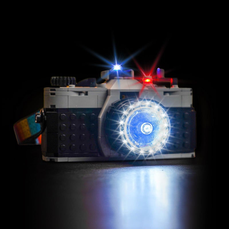 Hilighting Upgraded Led Light Kit Compatible with Lego 3 in 1 Retro Camera Building Set Lights Decoration Compatible with Lego 31147 Model Not Included - Image 3