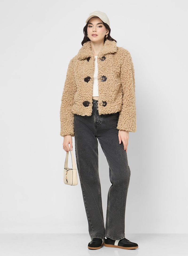 جينجر جاكيت بورج بأزرار - Image 4