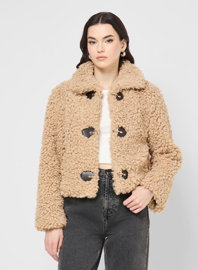 جينجر جاكيت بورج بأزرار - Image 1