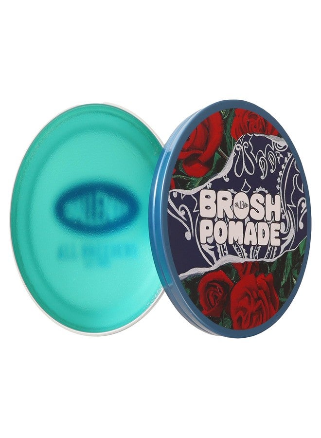 Brosh x CHALLENGER Hair Styling Pomade with Strong Hold & Classic Shine, Kaolin-Enhanced Styling Clay with Collectible Rose Bandana Design Can, 115g / 4 oz - Image 2
