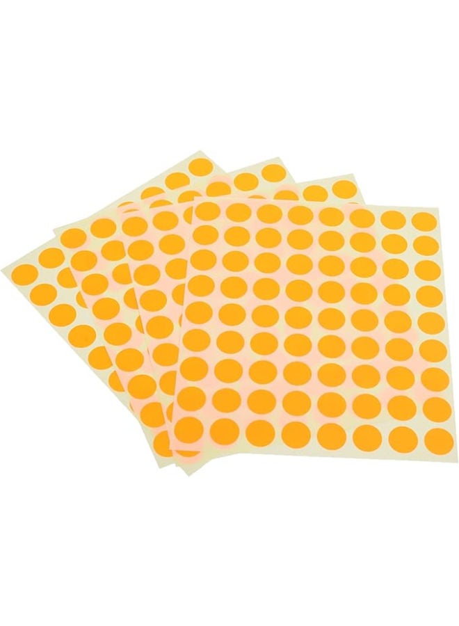 El Manar Bold Round High-Visibility Adhesive Label Sticker, 15 mm With Premium Material Suitable For Home, School And Office - Image 1