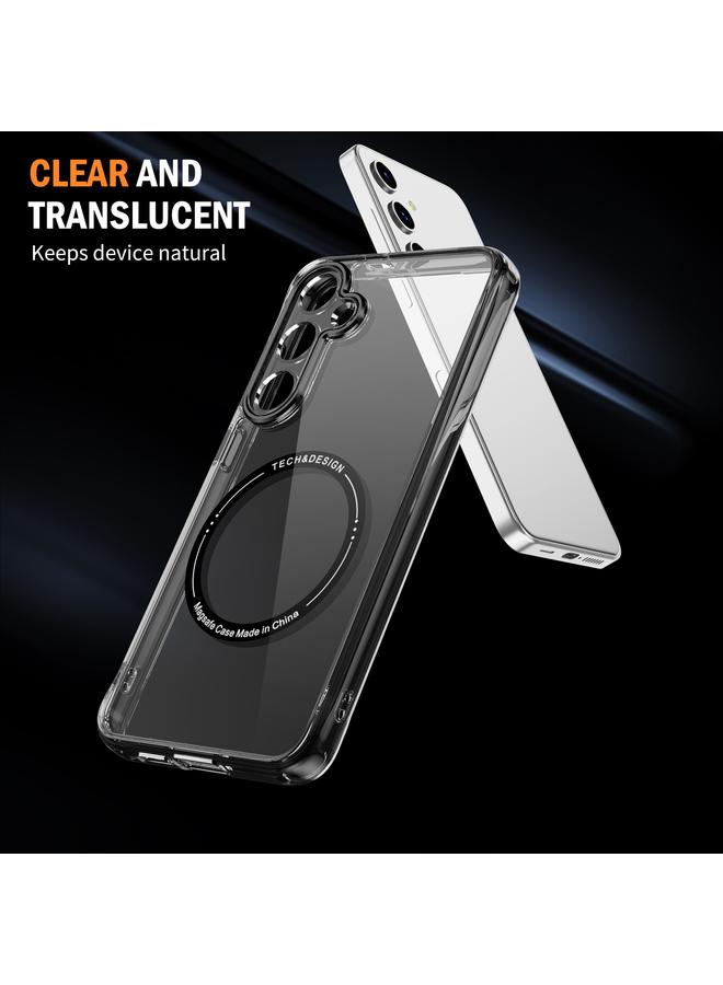 اس-توب جراب لهاتف Samsung Galaxy S24 5G Airbag Magsafe PC Hybrid TPU - Image 4