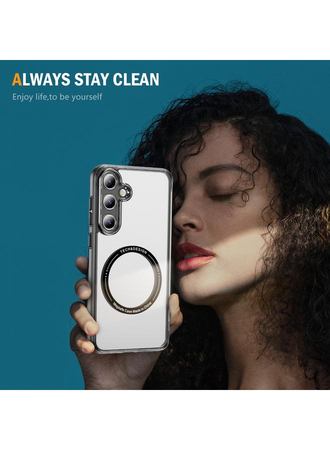 اس-توب جراب لهاتف Samsung Galaxy S24 5G Airbag Magsafe PC Hybrid TPU - Image 2