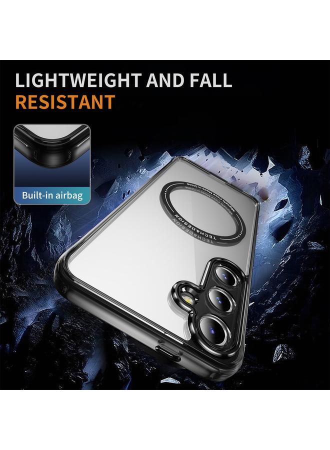 اس-توب جراب لهاتف Samsung Galaxy S24 5G Airbag Magsafe PC Hybrid TPU - Image 5