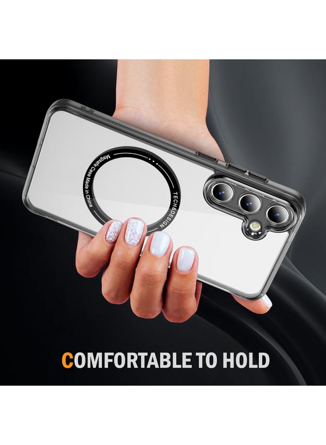 اس-توب جراب لهاتف Samsung Galaxy S24 5G Airbag Magsafe PC Hybrid TPU - Image 3