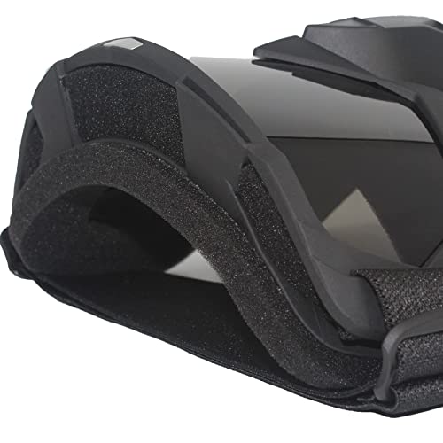 BROYEUR Paintball Mask Anti Fog, Full Face Tactical Mask Goggles Detachable for Motorcycle Cycling Skiing Halloween CS Game Cosplay (Black 2#) - Image 5