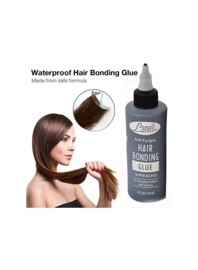 Lanell glue for perfectly securing false eyelashes and hair, 118 ml