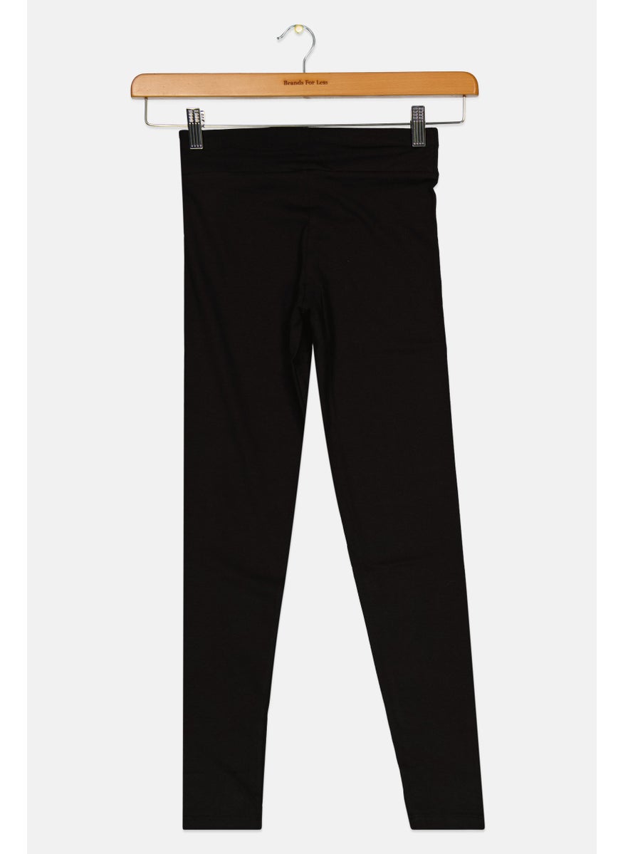PUMA Kids Girl Sportswear Fit Training Leggings, Black  - Image 2