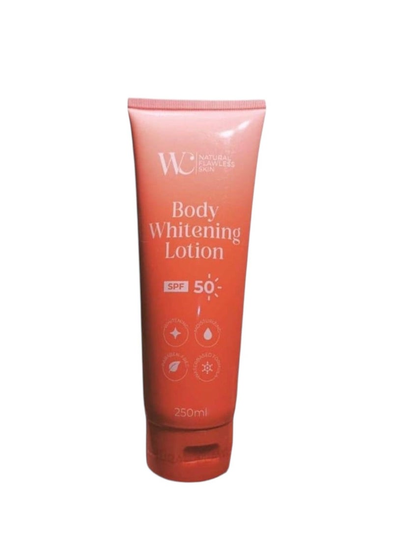 Body whitening lotion