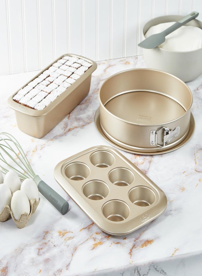 Berghoff Balance Nonstick 6 cup Cupcake/Muffin Baking Pan 2.5" x 1", Lightweight Carbon Steel, Ferno-Green, Non-toxic Coating Bakeware, Easy Food Release, Oven Safe Up To 450°F - Image 2