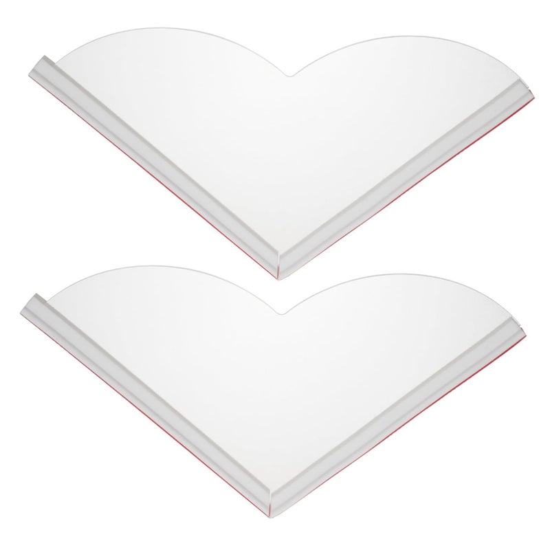 2pcs Bath Tub Splash Guard Shower Water Blocker Boys And Girls Anti Leak Barrier For Kids Wall Mount Rack White - Image 2