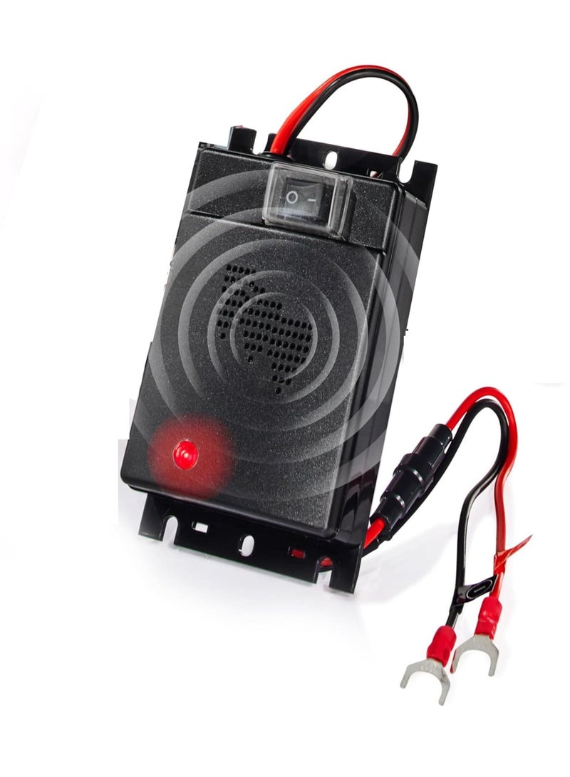 Zikra Ultrasonic Repellent, Mouse Repellent for Cars, Mouse Repellent with Connection to 12V Car Battery, Ultrasonic Pest Repeller, Rodent Repellent for Engines Under Hood, Long Term Pest Control - Image 1