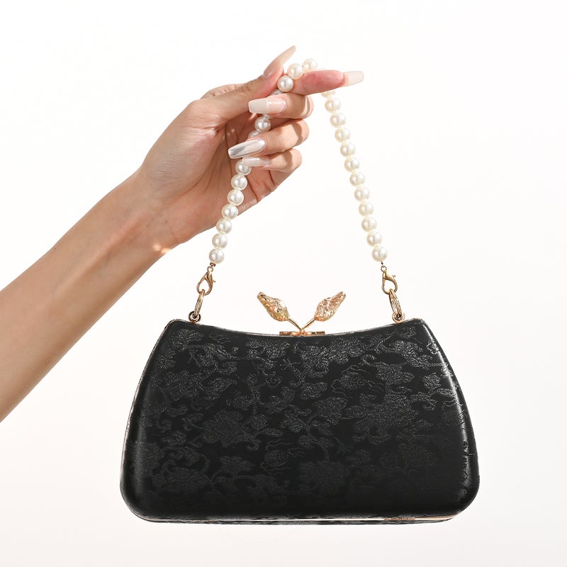 New Chinese-Style Pearl Handheld Cheongsam Women'S Bag Banquet Dress Party Evening Bag Elegant And Atmospheric All-Match - Image 4