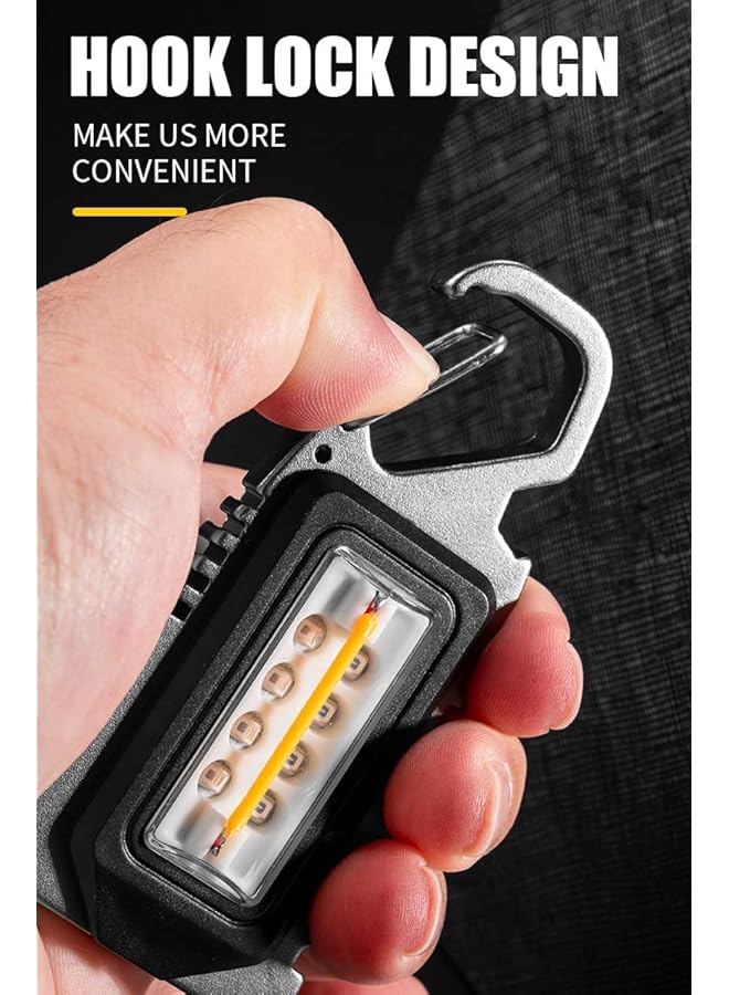 KASTWAVE 1000Lumen Rechargeable LED Keychain Flashlight Waterproof Impact Resistant 3 Light Modes Portable Compact Perfect for Running Fishing Camping & Emergencies - Image 4