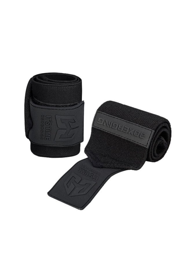 Gingpai Sport Fitness Wrist Support For Men And Women, Wrist Sprain Brace, Compression Sports Protection, Professional Bench Press And Deadlift, Black Soft Version - Image 2