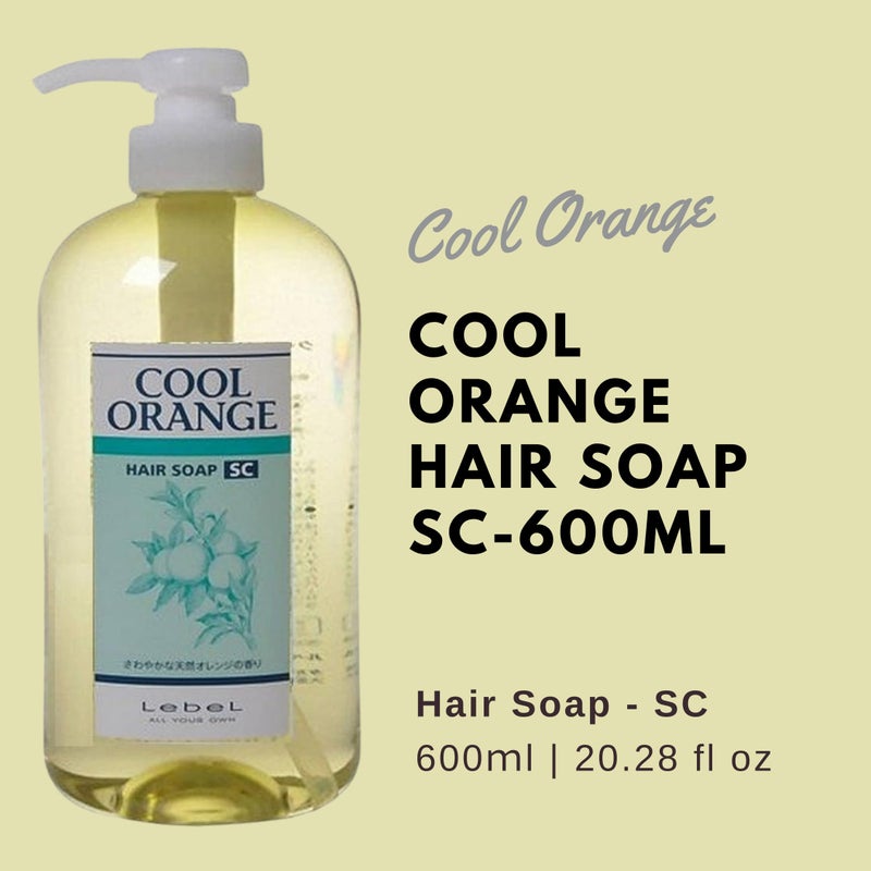 Lebel Cool Orange Hair Soap SC - 600ml - Image 2