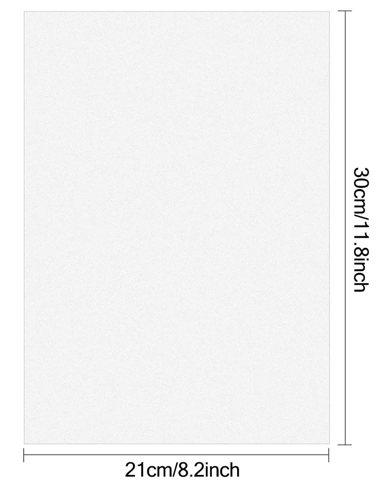 Hlonon 50 Sheets Carbon Paper Graphite Paper White Carbon Transfer (8.5 x 11.5 inch) Tracing Papers with 5 PCS Embossing Styluses Dotting Tools for Wood Paper Canvas Craft - Image 2