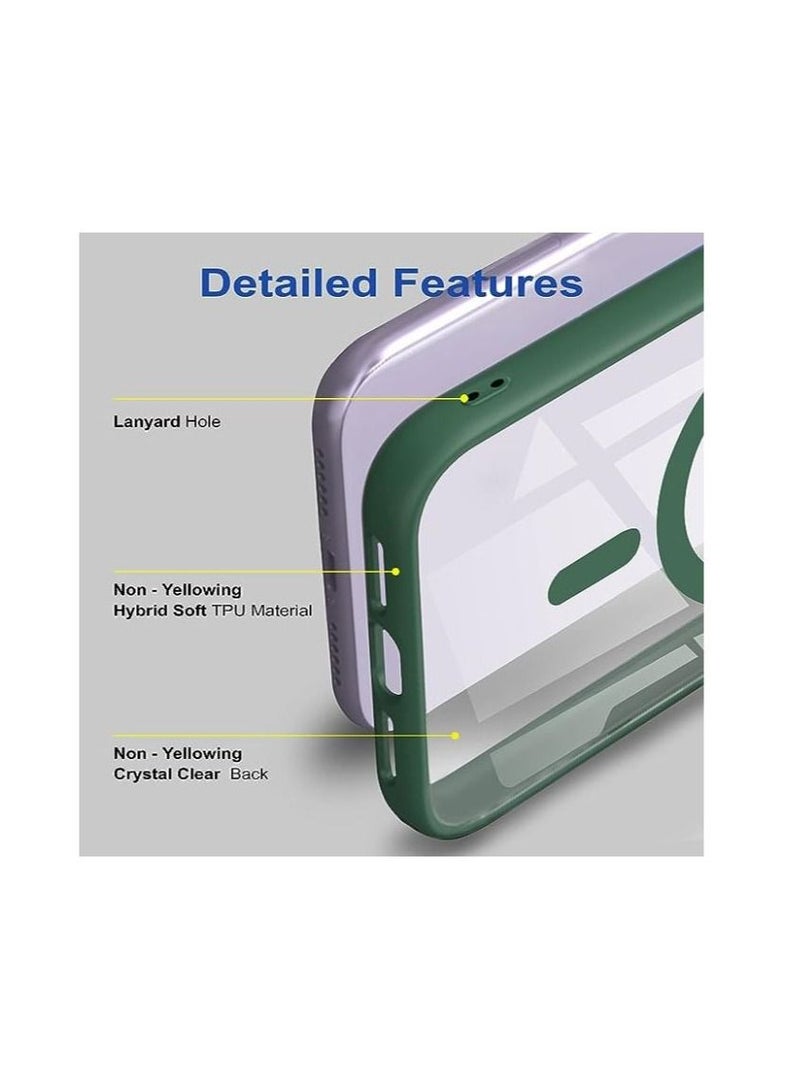 Magsafe Back Cover for iPhone xs max Green  - Image 2