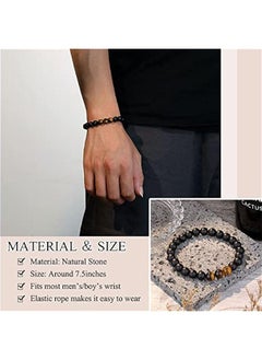 Generic 21st/30th/40th/50th/60th/70th Birthday Gifts for Him, Elastic Rope Bracelet for Men  - Image 4