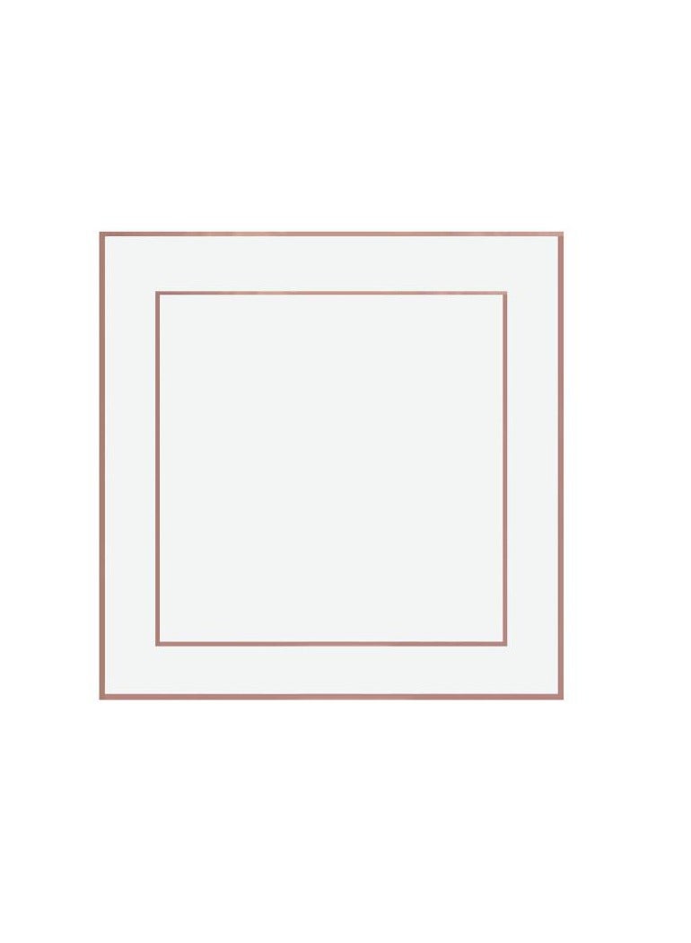 PARTY FUN Gift Wrap Paper 58x58Cm 20Pcs/Bag White Clr.  - Image 1