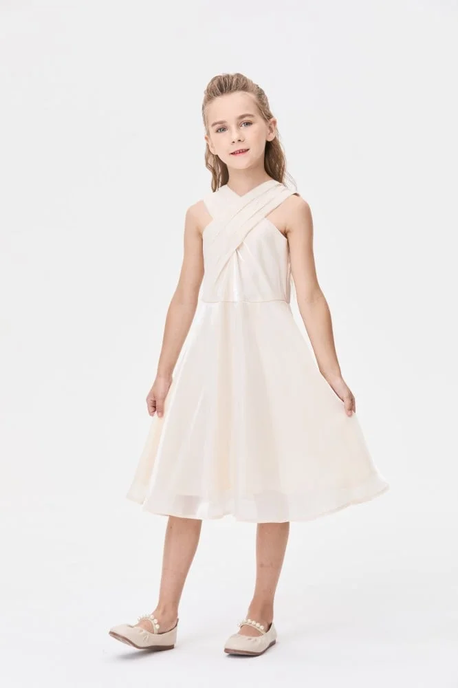Tenda Crisscross Bodice Dress